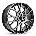 Alu kola Racing Line 3S1293, 20x9 5x112 ET25, černá + leštění (zátěžová)