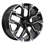 Alu kola Racing Line 3S1318, 20x9 5x112 ET24, černá + leštění (zátěžová)