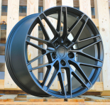 Alu kola Racing Line 3S1324, 20x7.5 5x130 ET32, černá matná (zátěžová)