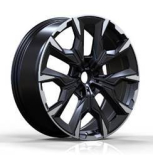 Alu kola Racing Line 3S1349, 20x8.5 5x112 ET28, černá matná + leštění