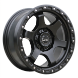 Alu kola Racing Line 3S240, 17x8.5 6x139.7 ET10, černá matná (zátěžová)