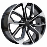 Alu kola Racing Line 3S5979, 19x8 5x112 ET39, černá + leštění