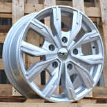 Alu kola Racing Line 6408, 16x6.5 5x130 ET56, stříbrná