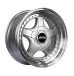 Alu kola Racing Line 7813R, 17x10 5x120 ET20, stříbrná + leštěný límec