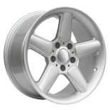 Alu kola Racing Line 7961F, 17x8.5 5x120 ET15, stříbrná