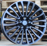 Alu kola Racing Line A1340, 18x8 5x108 ET50, černá + leštění