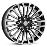 Alu kola Racing Line A1340, 18x8 5x108 ET50, černá + leštění