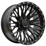 Alu kola Racing Line A1431, 20x10 6x139.7 ET-18, černá matná (zátěžová)
