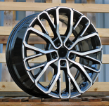 Alu kola Racing Line A1448, 20x8.5 5x127 ET50, černá + leštění