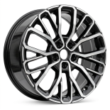 Alu kola Racing Line A1448, 21x9 5x127 ET50, černá + leštění