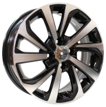 Alu kola Racing Line A423, 14x6 4x100 ET45, černá + leštění