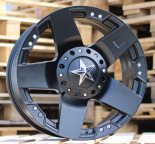 Alu kola Racing Line A5187, 18x9 12x114 ET-12, černá matná (zátěžová)