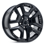 Alu kola Racing Line A5567, 17x7 5x114.3 ET35, černá lesklá (zátěžová)