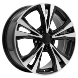 Alu kola Racing Line A5832, 18x7 5x114.3 ET40, černá + leštění