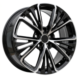 Alu kola Racing Line A5908, 18x8 5x114.3 ET40, černá + leštění