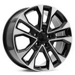 Alu kola Racing Line A5914, 20x8.5 5x127 ET50, černá + leštění
