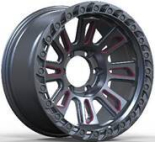Alu kola Racing Line A8916, 15x8 6x139.7 ET, černá matná (zátěžová)