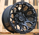 Alu kola Racing Line B1108, 17x9 6x139.7 ET6, černá matná (zátěžová)
