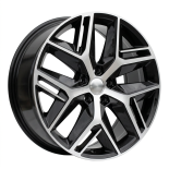 Alu kola Racing Line B1109, 19x8 5x112 ET45, černá + leštění