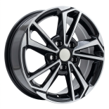 Alu kola Racing Line B1134, 16x6.5 5x114.3 ET50, černá + leštění