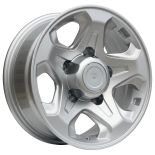 Alu kola Racing Line B1211, 16x7 5x150 ET, stříbrná (zátěžová)