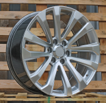 Alu kola Racing Line B1223, 22x9 6x139.7 ET25, stříbrná metalíza (zátěžová)