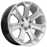 Alu kola Racing Line B1316, 22x9 6x139.7 ET24, stříbrná metalíza
