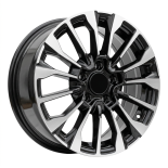 Alu kola Racing Line B1370, 16x6.5 5x110 ET40, černá + leštění