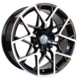 Alu kola Racing Line B1383, 18x8 5x120 ET34, černá + leštění