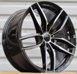 Alu kola Racing Line B1407, 15x6 4x100 ET40, černá + leštění