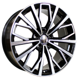 Alu kola Racing Line B1453, 19x8.5 5x112 ET40, černá + leštění