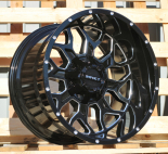 Alu kola Racing Line B1526, 20x12 12x135 ET-44, černá lesklá (zátěžová)