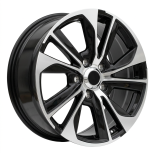 Alu kola Racing Line B1611, 18x8 5x150 ET45, černá + leštění