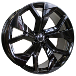 Alu kola Racing Line B1637, 22x10 5x112 ET21, černá lesklá