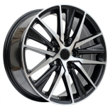 Alu kola Racing Line B1638, 17x7.5 5x114.3 ET45, černá + leštění
