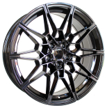 Alu kola Racing Line B1674, 19x8 5x120 ET40, černá lesklá