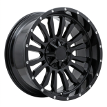 Alu kola Racing Line B1728, 20x10 12x135 ET-12, černá lesklá (zátěžová)