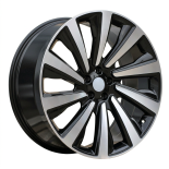Alu kola Racing Line B1756, 24x10 5x120 ET40, černá + leštění (zátěžová)