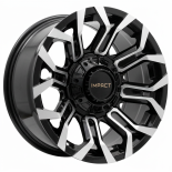 Alu kola Racing Line B1799, 17x9 5x127 ET, černá + leštění (zátěžová)