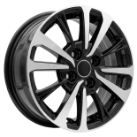 Alu kola Racing Line B1846, 14x5.5 4x100 ET40, černá + leštění