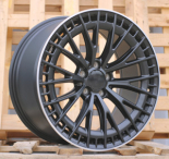 Alu kola Racing Line B1877, 22x10.5 5x112 ET45, černá + leštění