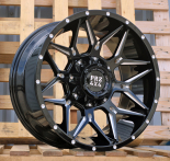 Alu kola Racing Line B1956, 20x10 8x165.1 ET, černá lesklá (zátěžová)