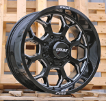 Alu kola Racing Line B1960, 20x10 8x180 ET-19, černá lesklá (zátěžová)