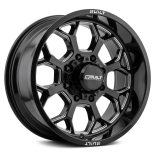Alu kola Racing Line B1960, 20x10 8x180 ET-19, černá lesklá (zátěžová)
