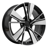 Alu kola Racing Line B1988, 18x8 5x112 ET45, černá + leštění