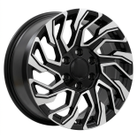 Alu kola Racing Line B2518, 20x8.5 6x139.7 ET30, černá + leštění