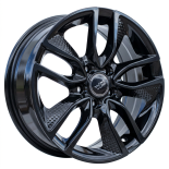 Alu kola Racing Line B5087, 15x6.5 5x100 ET40, černá lesklá