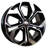 Alu kola Racing Line B5168, 18x7.5 5x114.3 ET40, černá + leštění