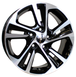 Alu kola Racing Line B5210, 18x7 5x114.3 ET48, černá + leštění