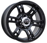 Alu kola Racing Line B5317, 16x8 6x139.7 ET0, černá matná